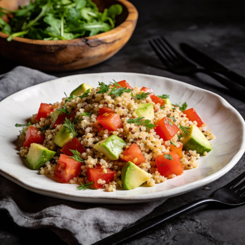 藜麦番茄牛油果沙拉图片