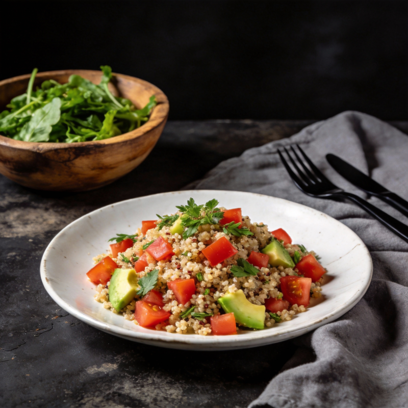 藜麦沙拉配牛油果图片