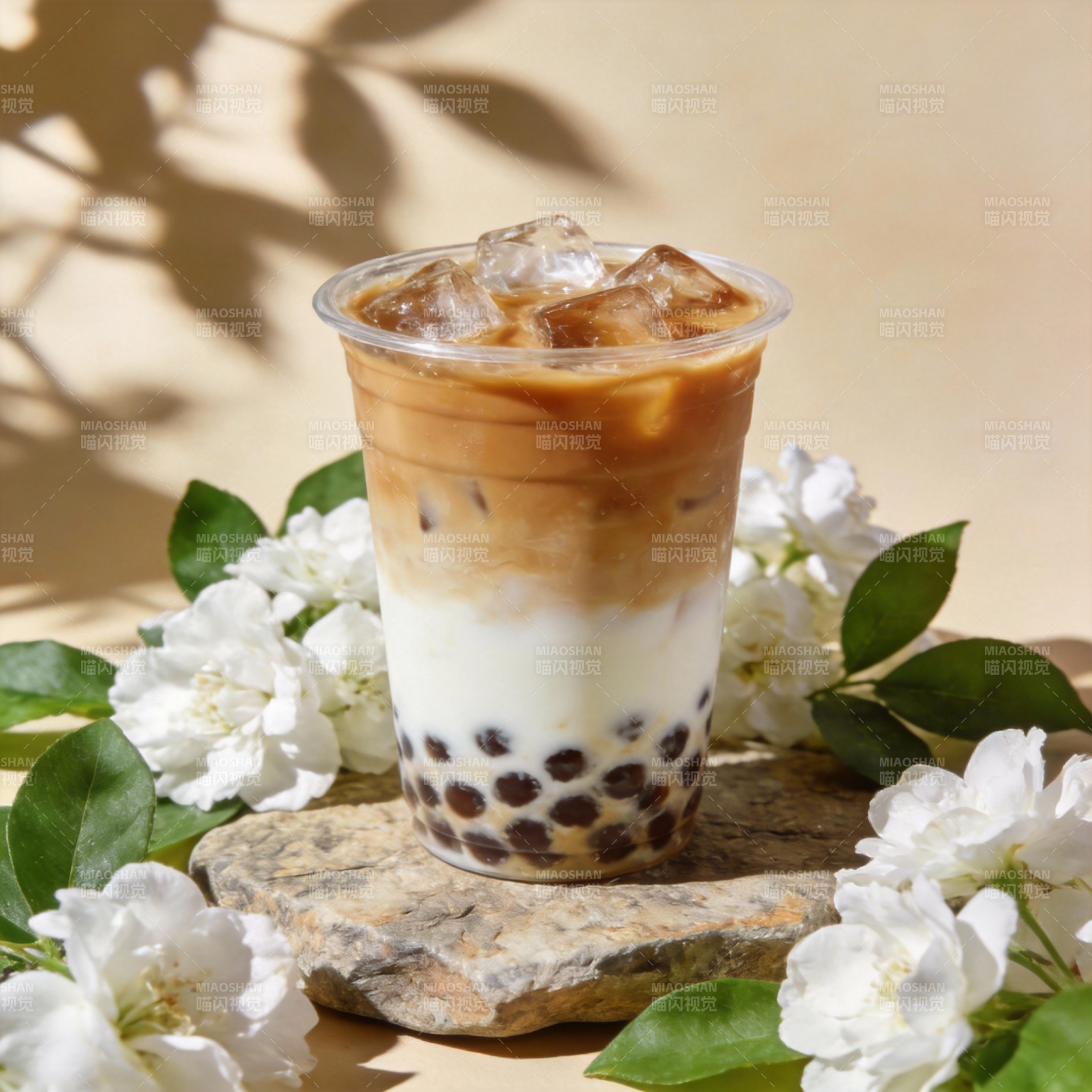 珍珠奶茶 花间清饮图片