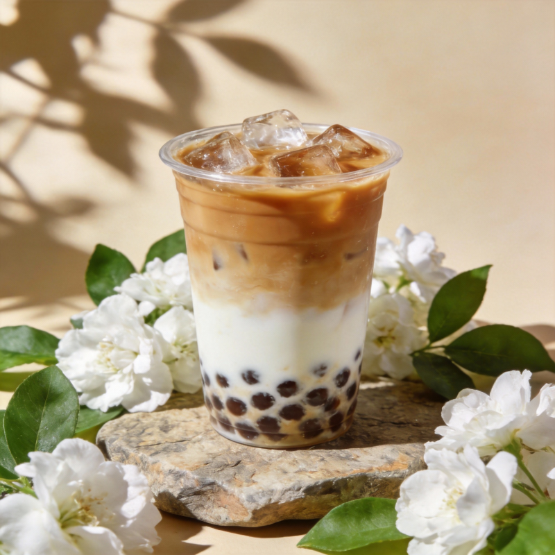 珍珠奶茶 花间清饮图片