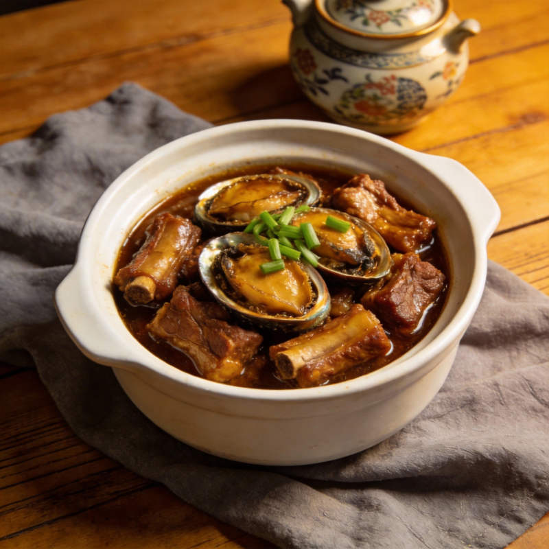 鲍鱼炖排骨图片