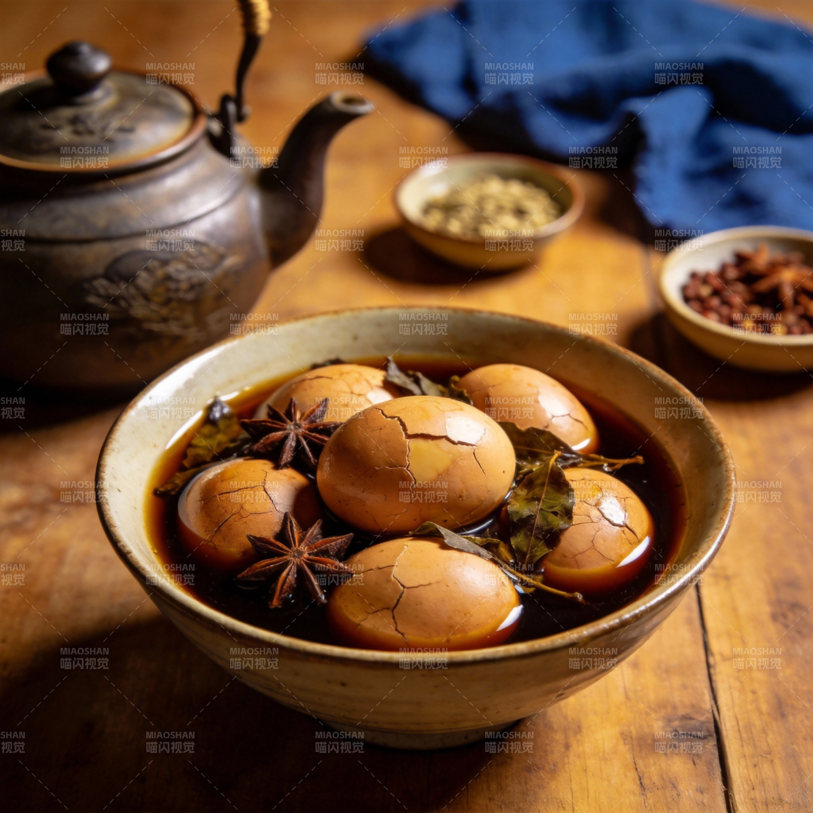 茶香卤蛋图片