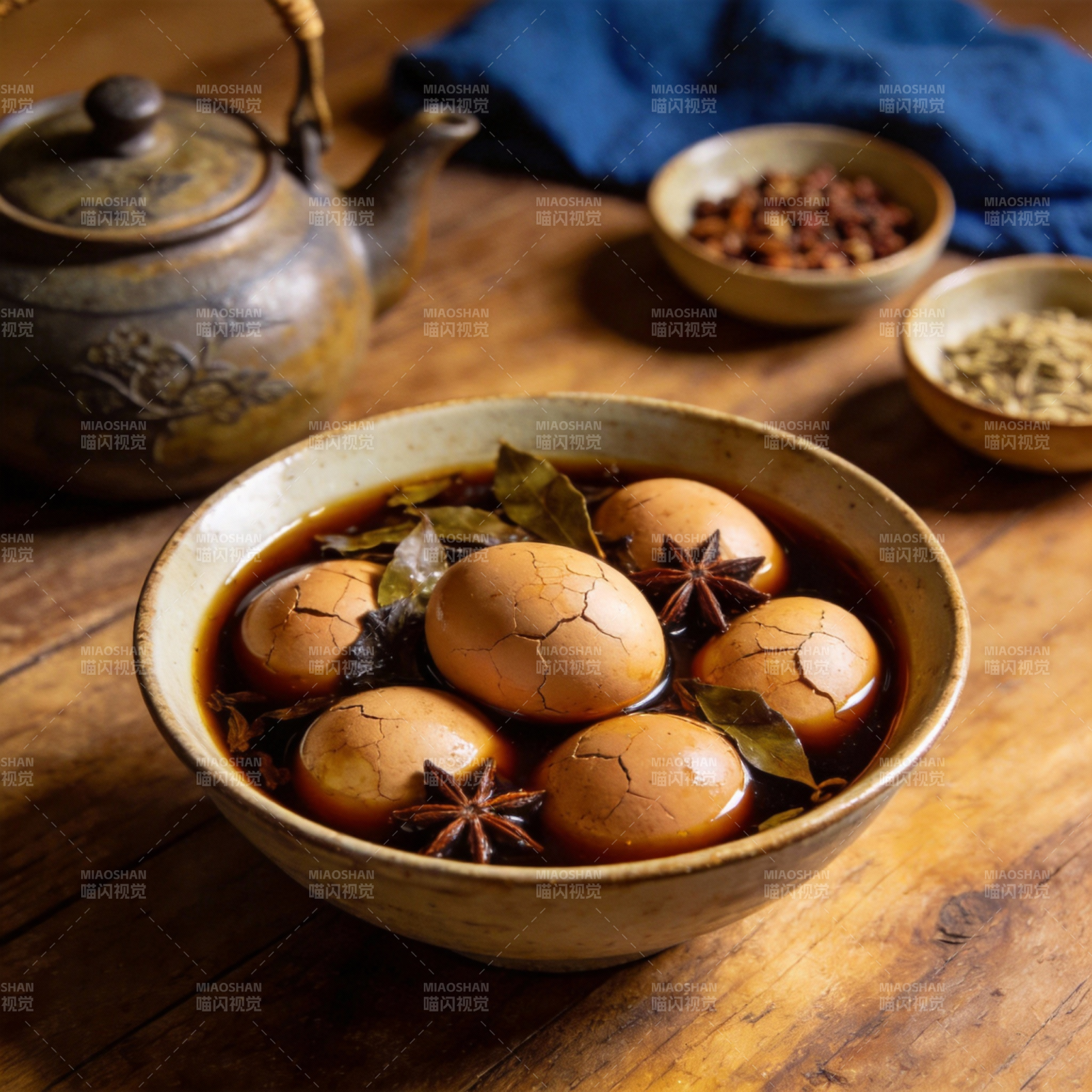 茶叶蛋香浓诱人图片