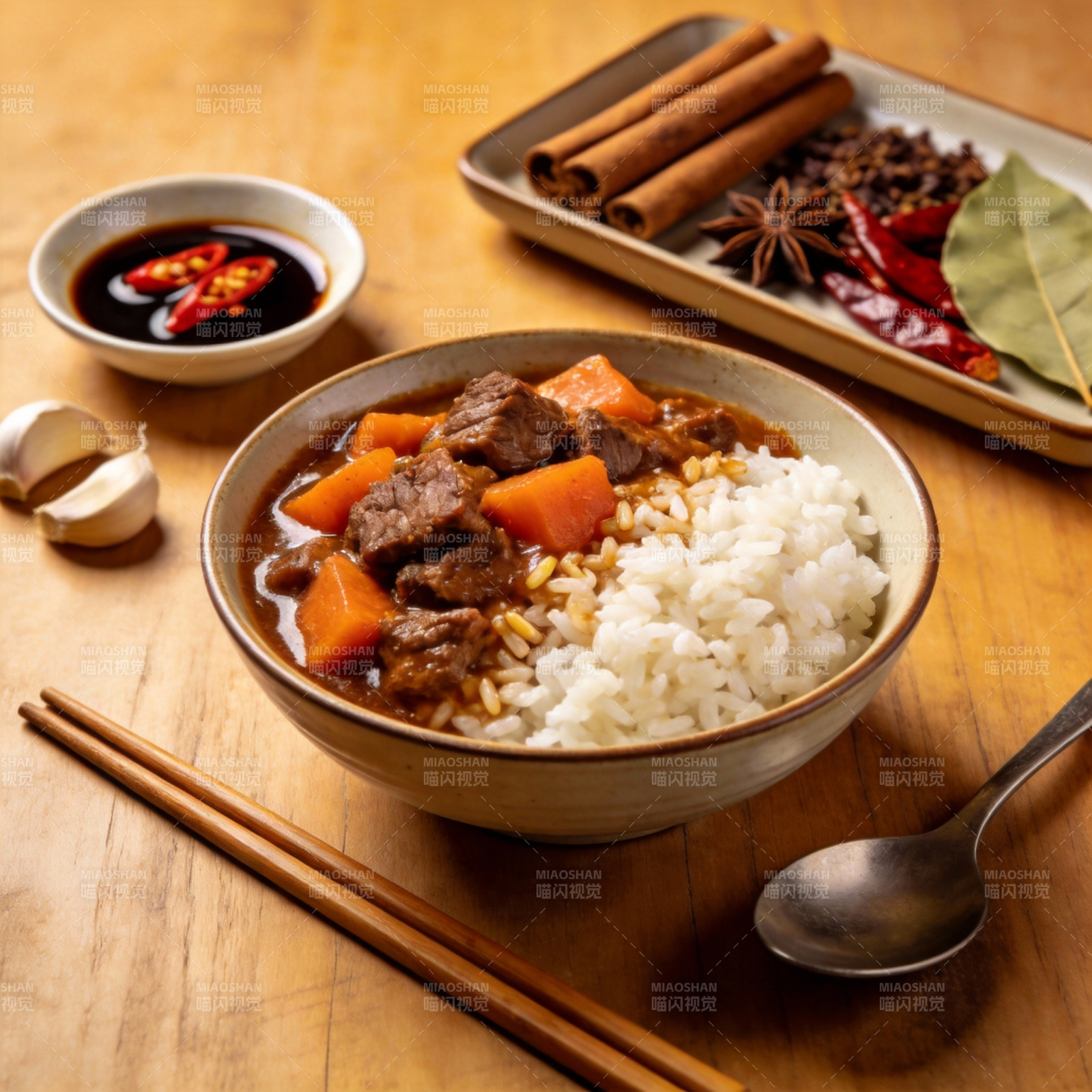 咖喱牛肉饭图片