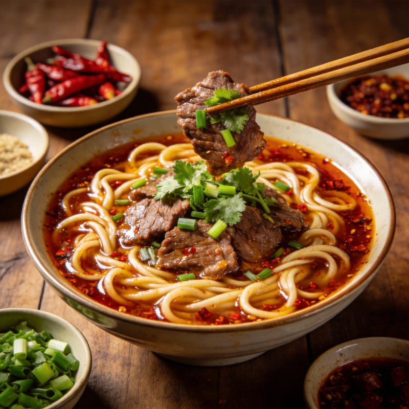 麻辣牛肉面图片