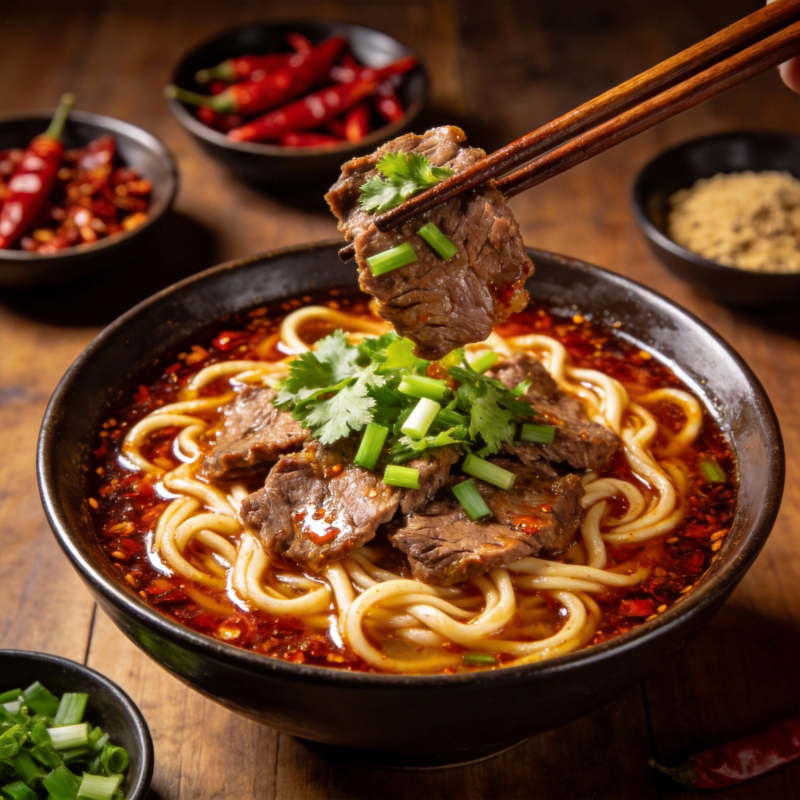 麻辣牛肉面图片