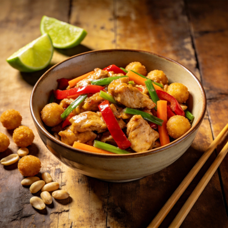 泰式炒鸡球图片