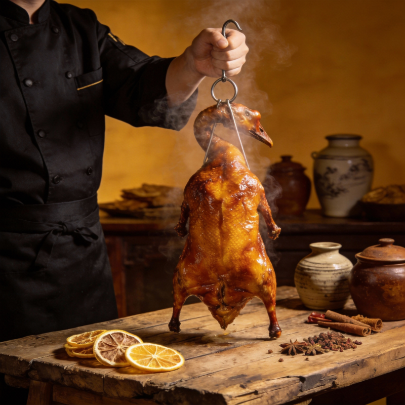 烤鸭飘香图片