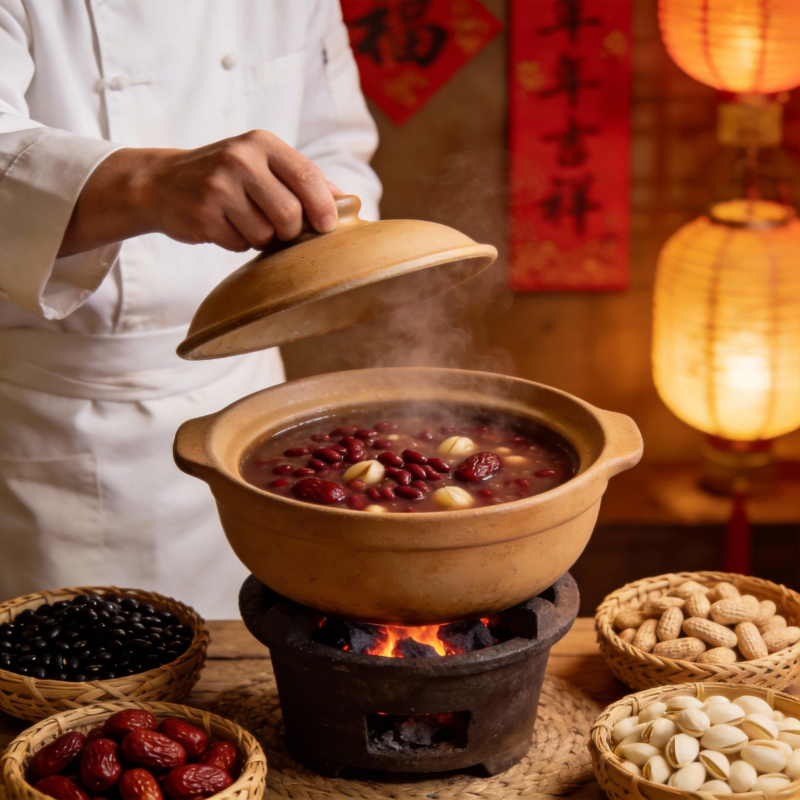 暖锅飘香迎新春图片