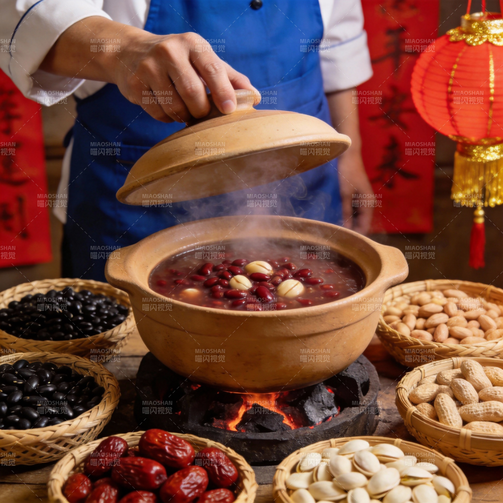 年味热锅煮团圆图片