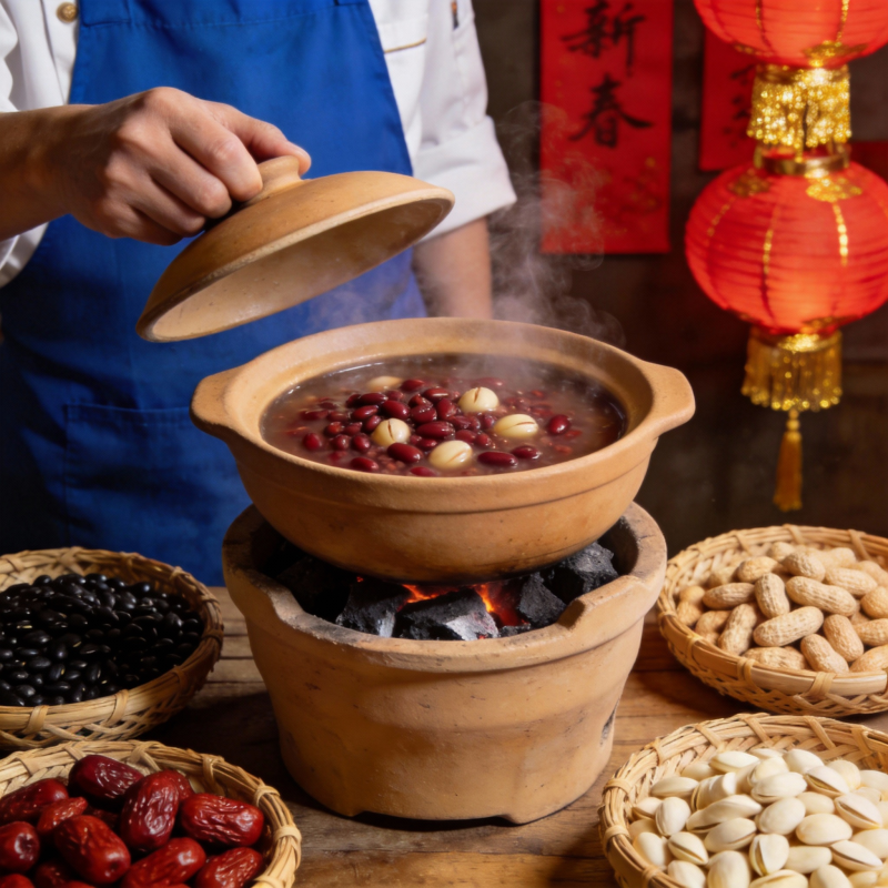 腊八粥暖冬图片