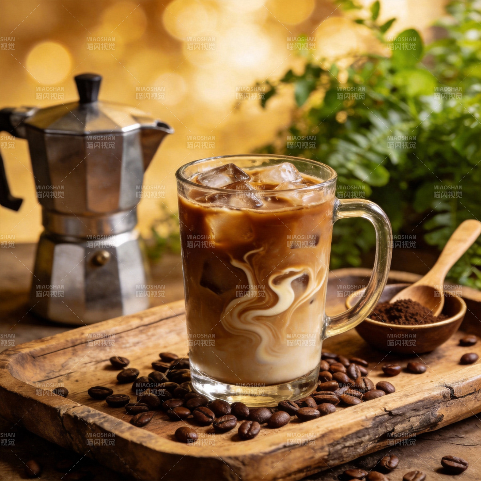 冰咖啡艺术图片