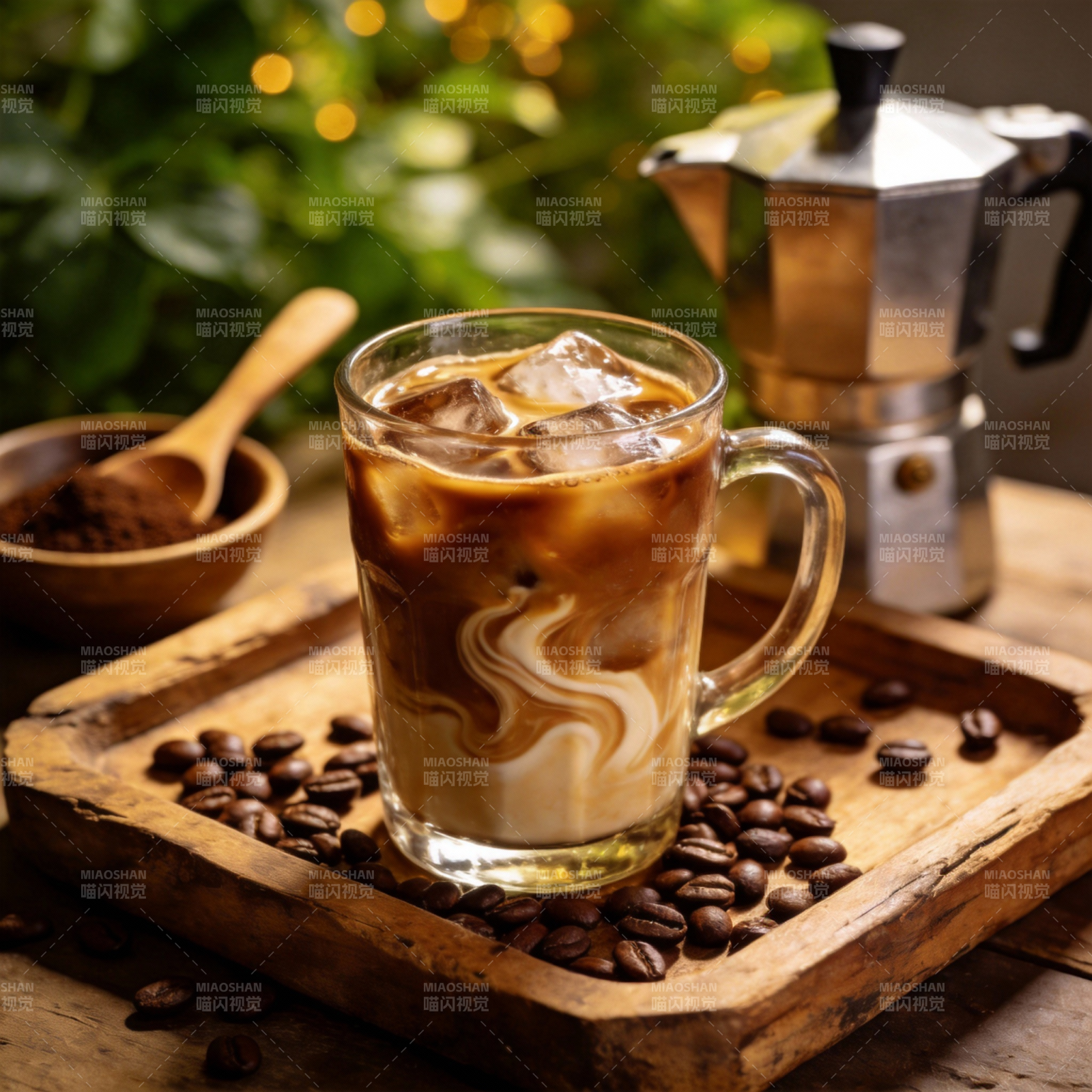 冰咖啡艺术图片