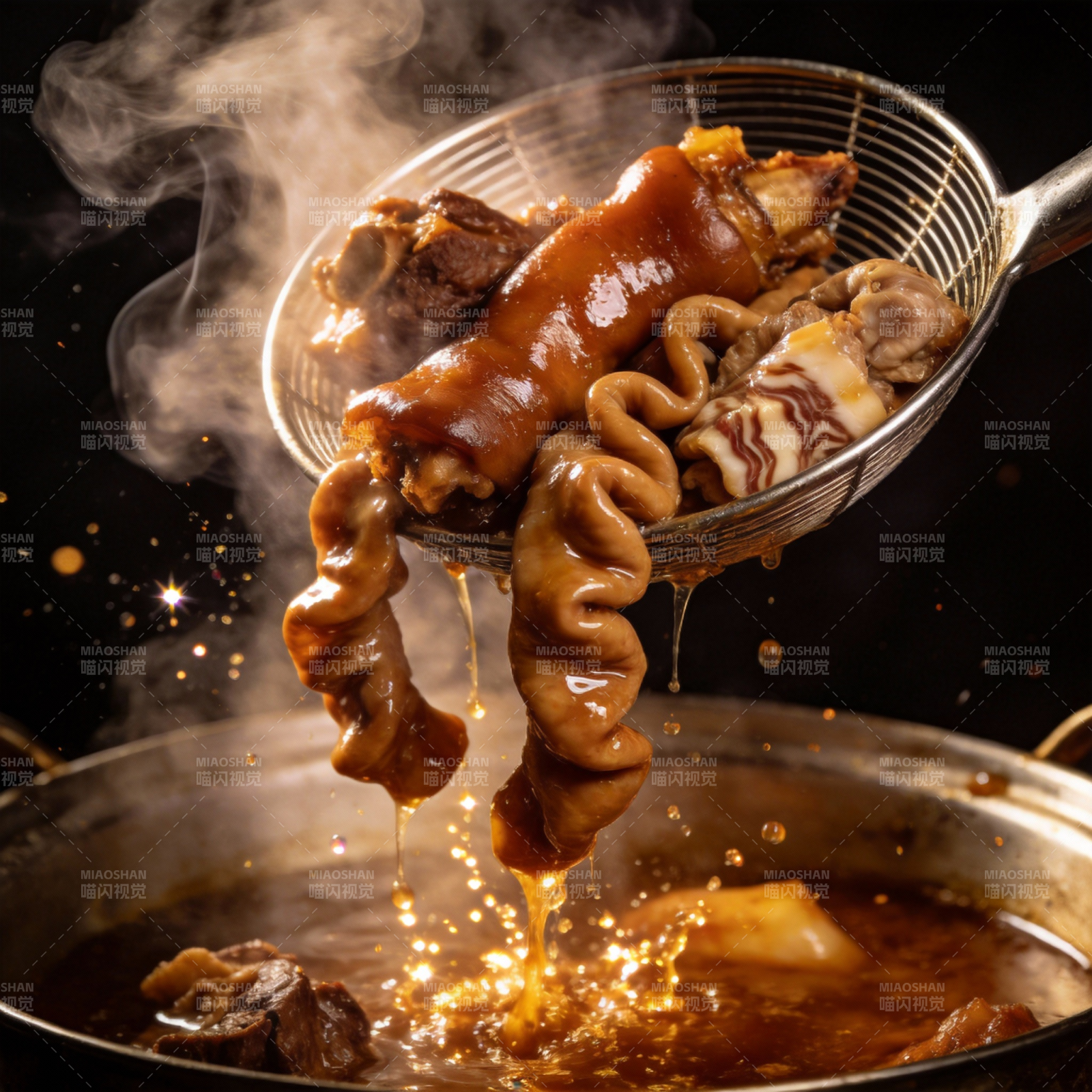 热卤猪蹄飘香图片