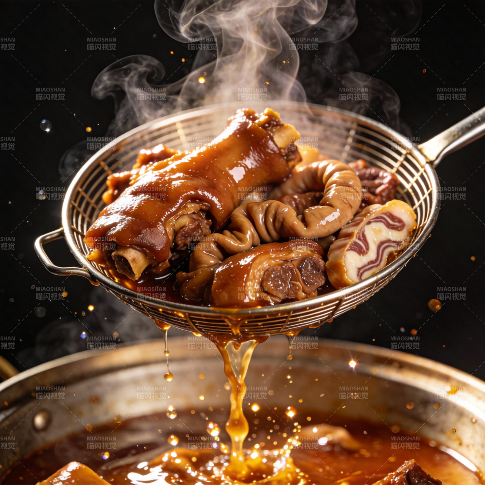 热卤猪蹄飘香图片