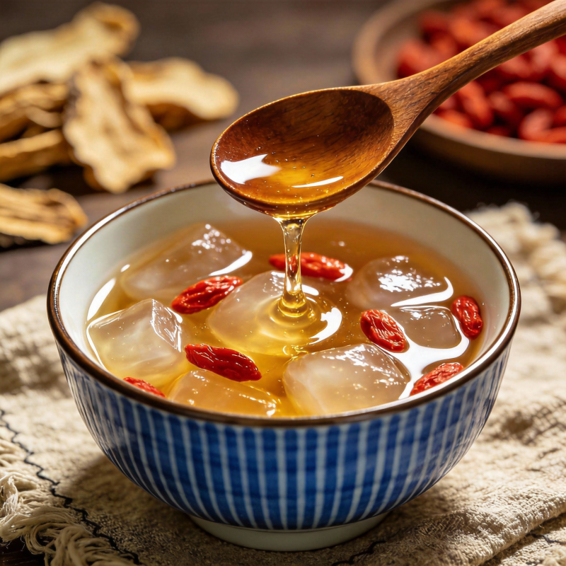 枸杞冰糖茶图片