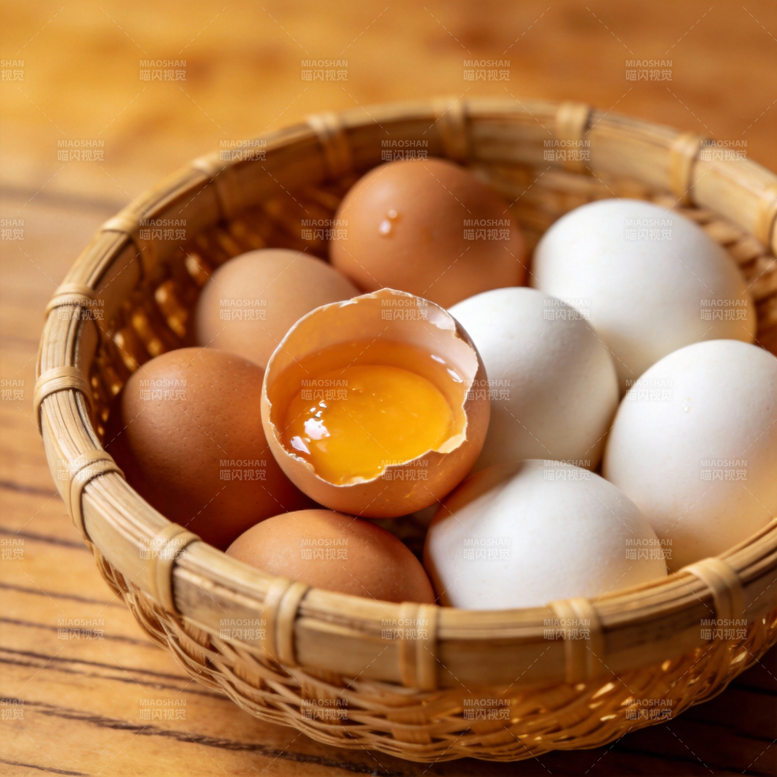 篮中鸡蛋 一破黄流图片