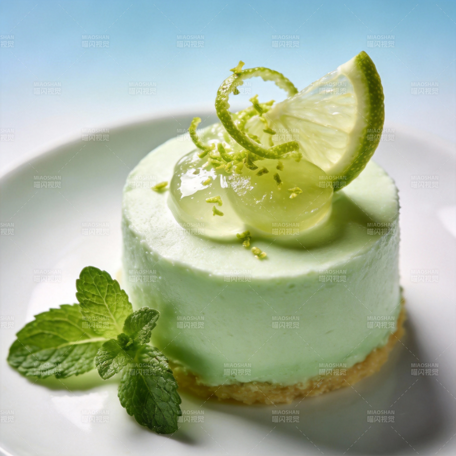 青柠慕斯蛋糕图片