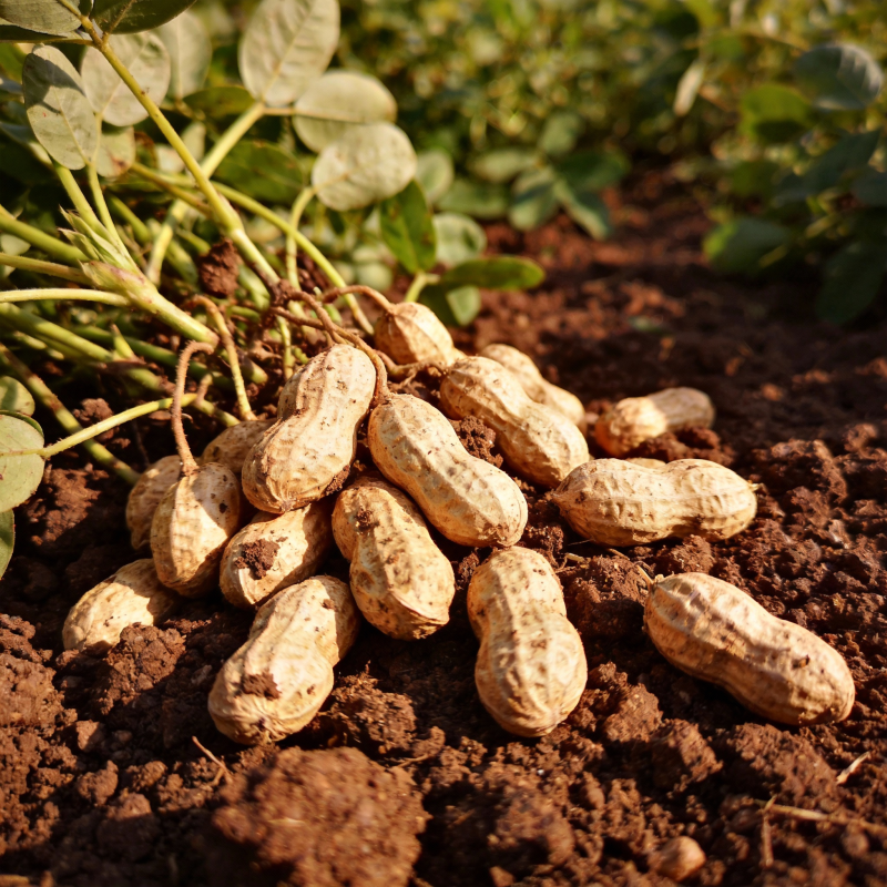 新鲜出土的花生图片