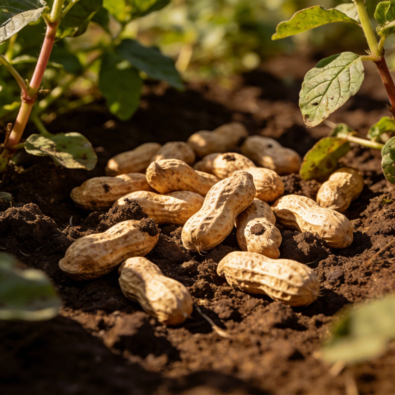 花生收获时节图片