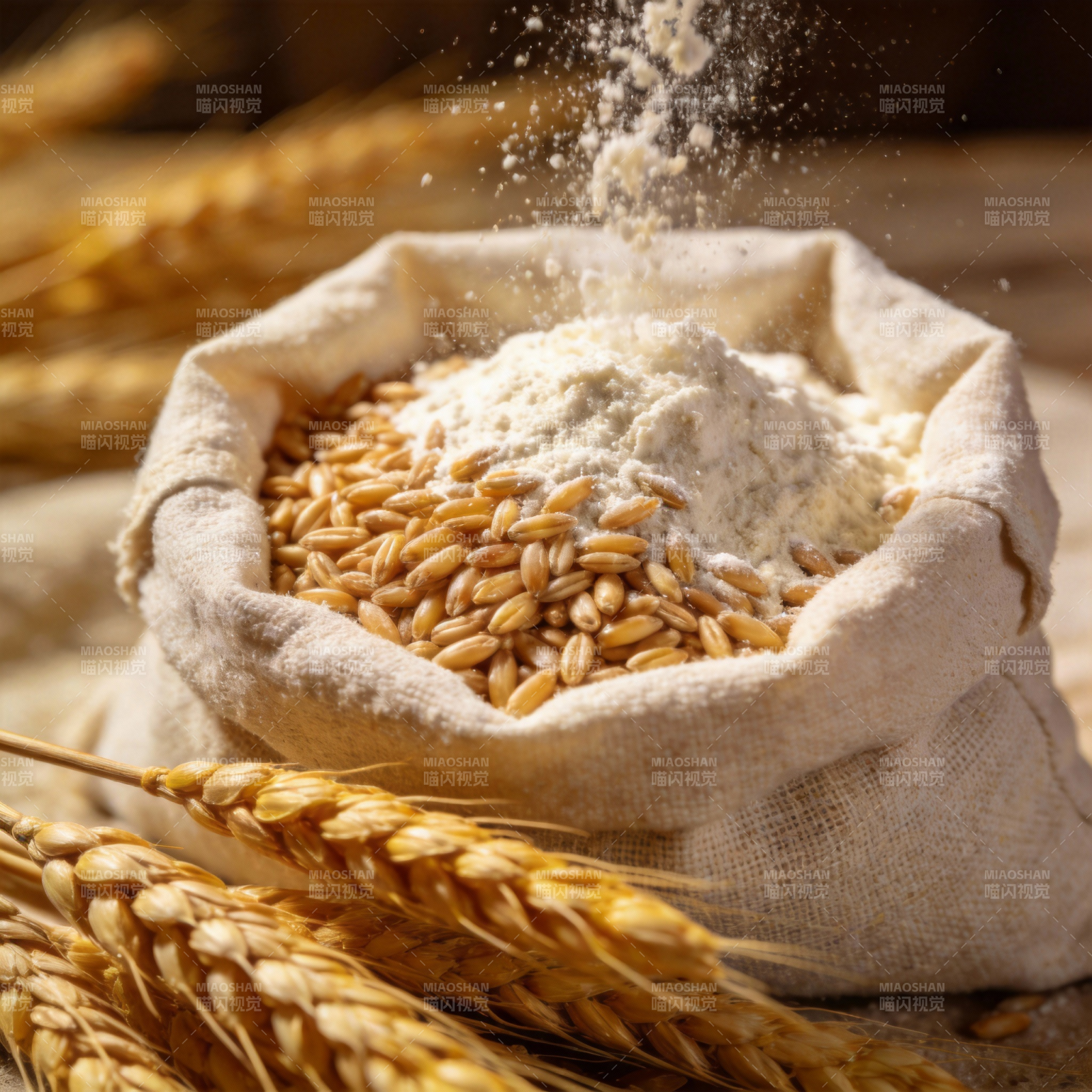 麦香四溢 粒粒皆金图片