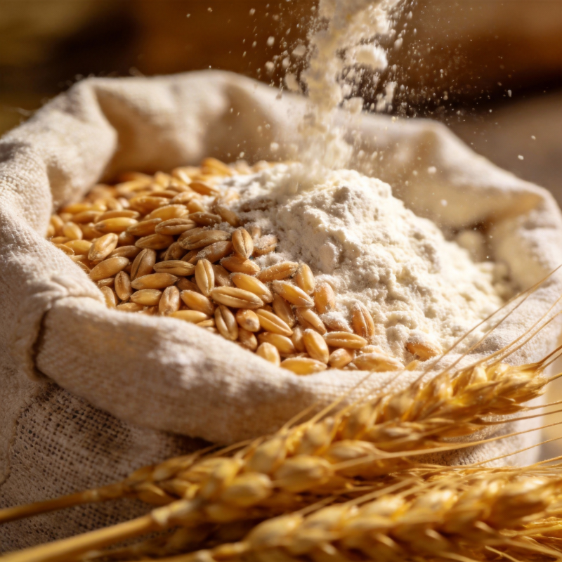 麦香四溢 粒粒金黄图片