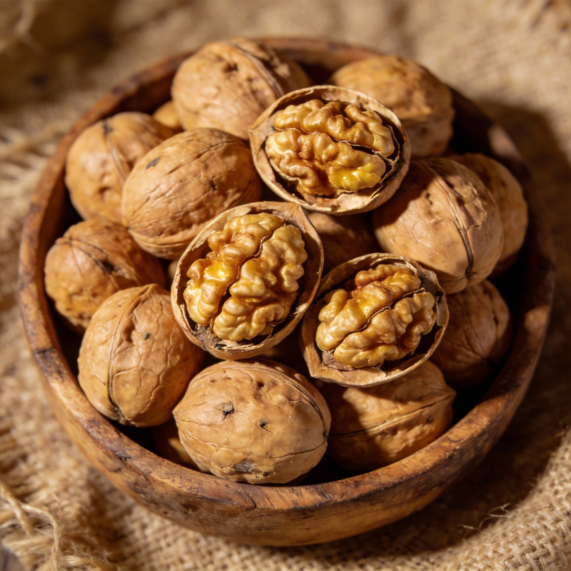 核桃仁饱满诱人图片