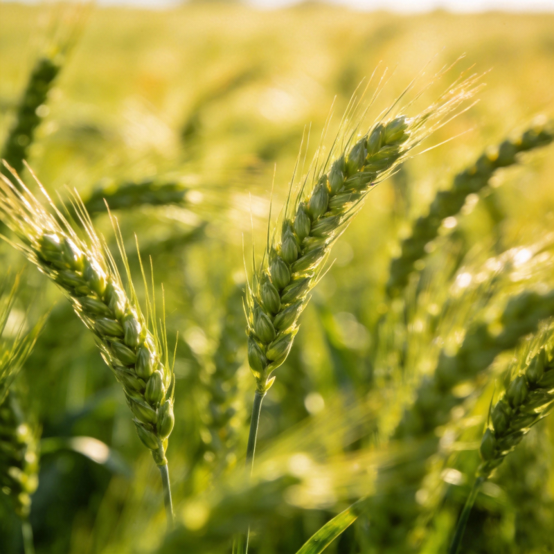 金穗迎风摇曳图片