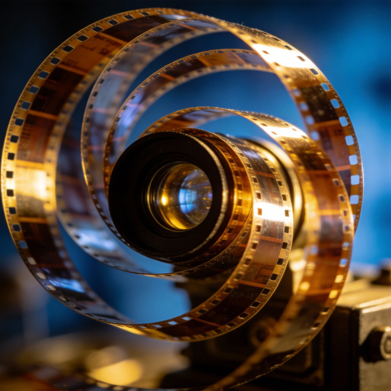 胶片螺旋镜头图片