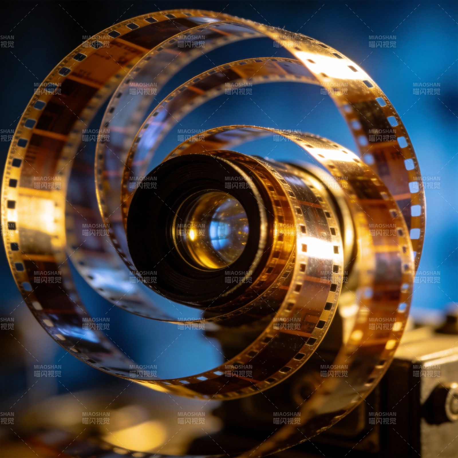 胶片螺旋镜头图片