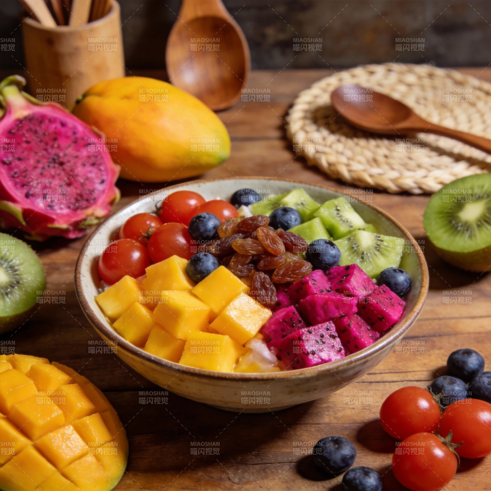 缤纷水果拼盘图片
