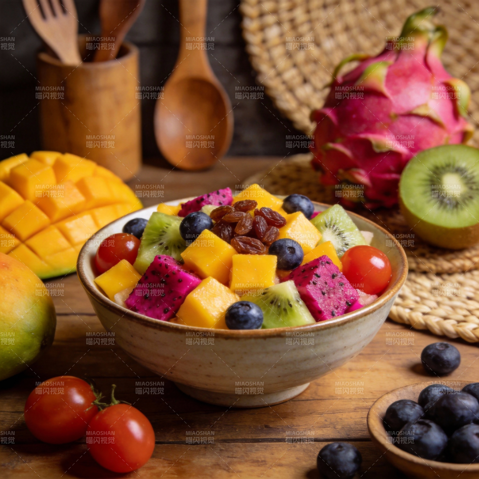 缤纷水果沙拉图片