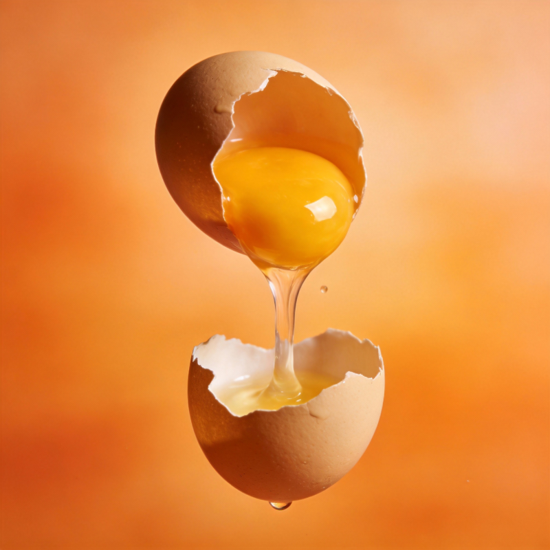 蛋黄滴落瞬间图片