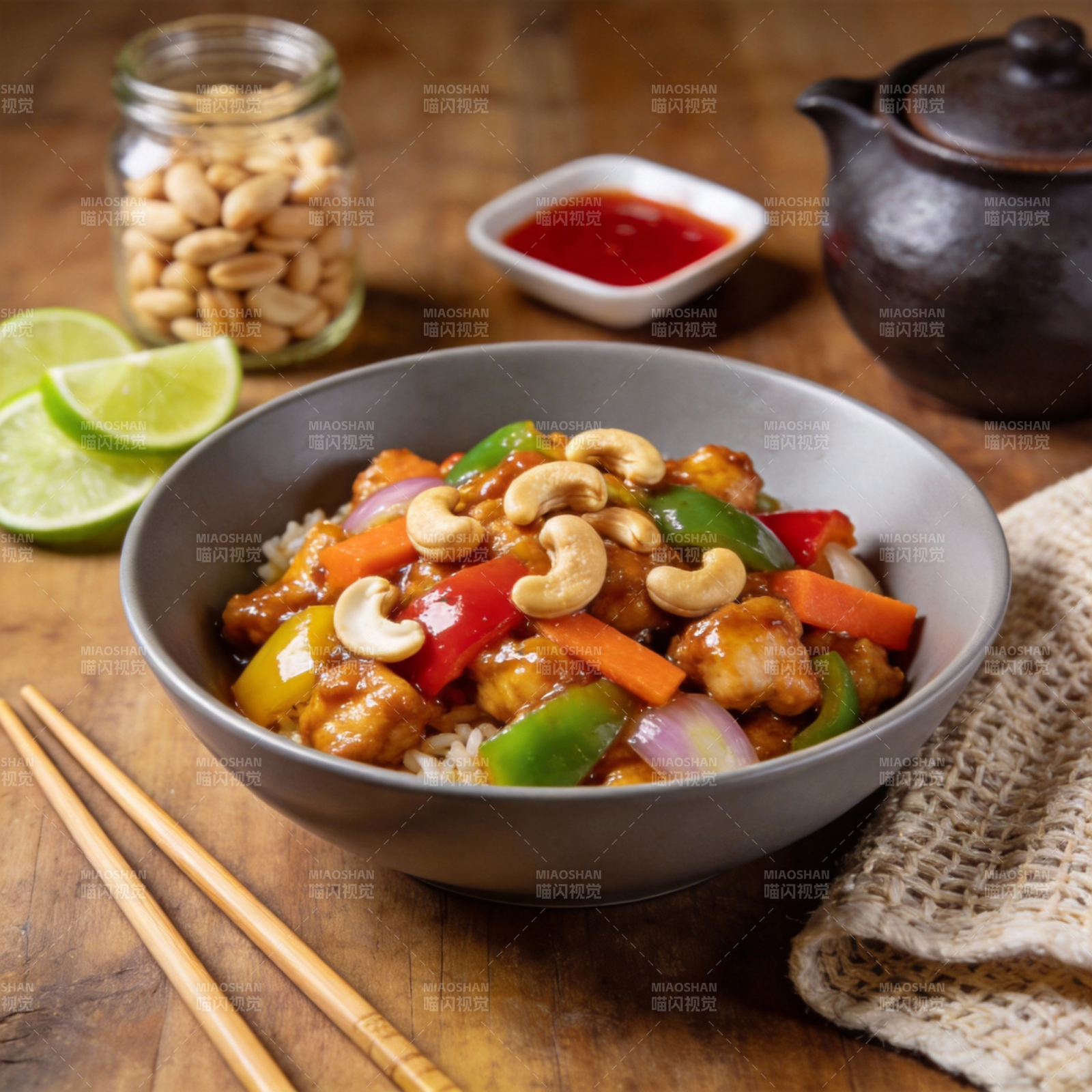 泰式腰果鸡饭图片