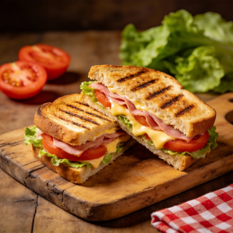 美味三明治图片