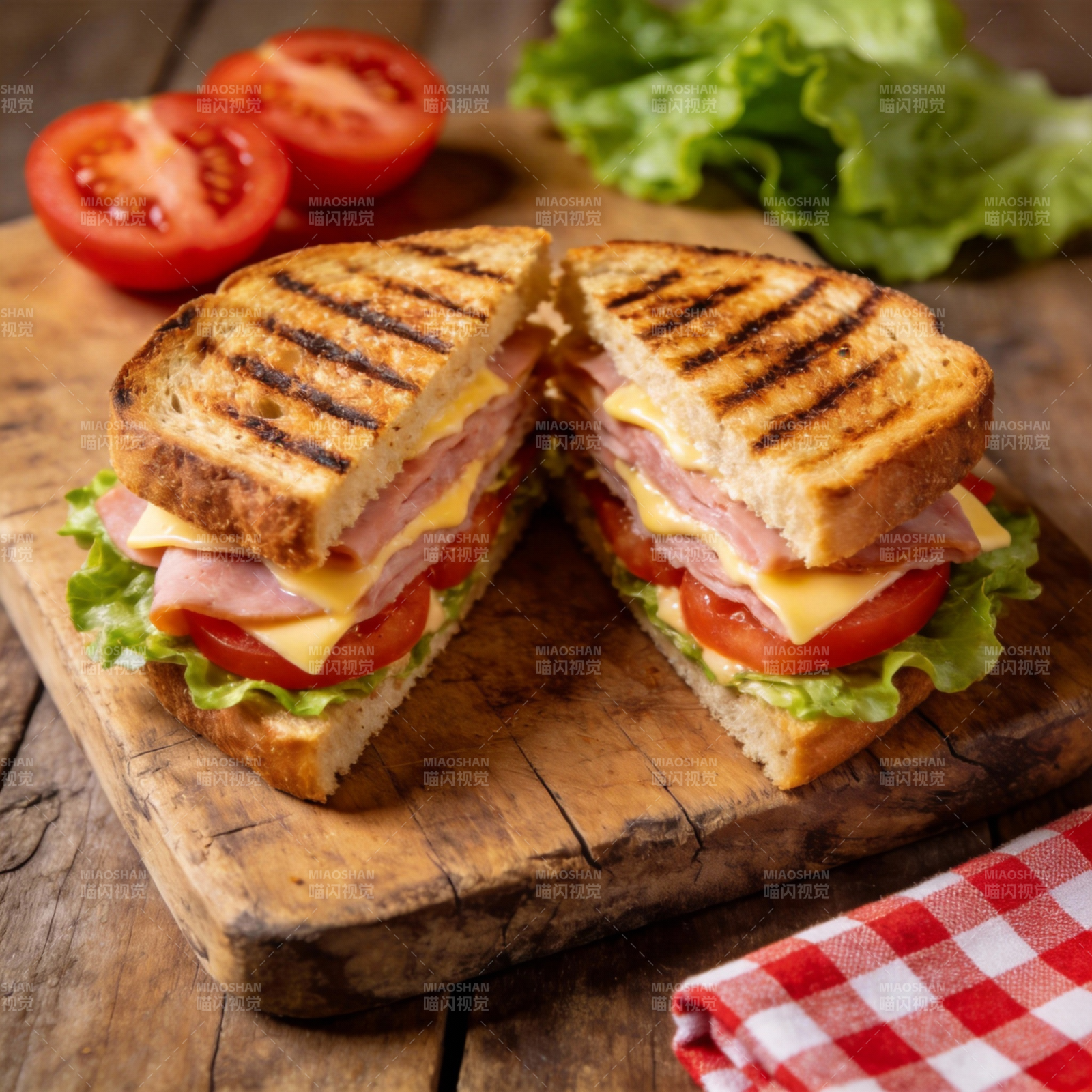 美味三明治图片