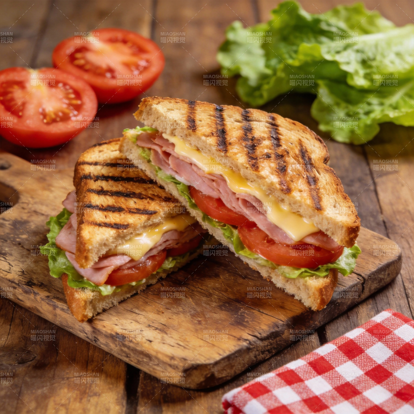 美味三明治图片
