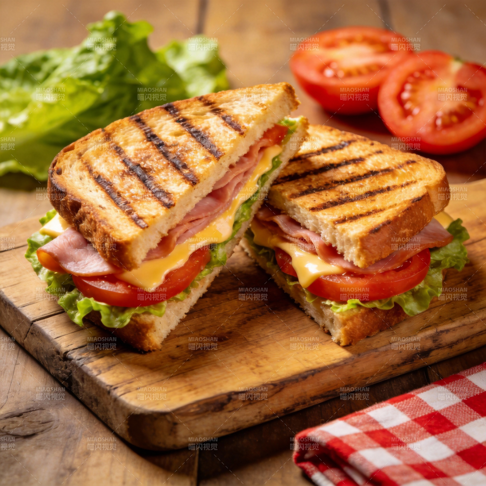 美味三明治图片