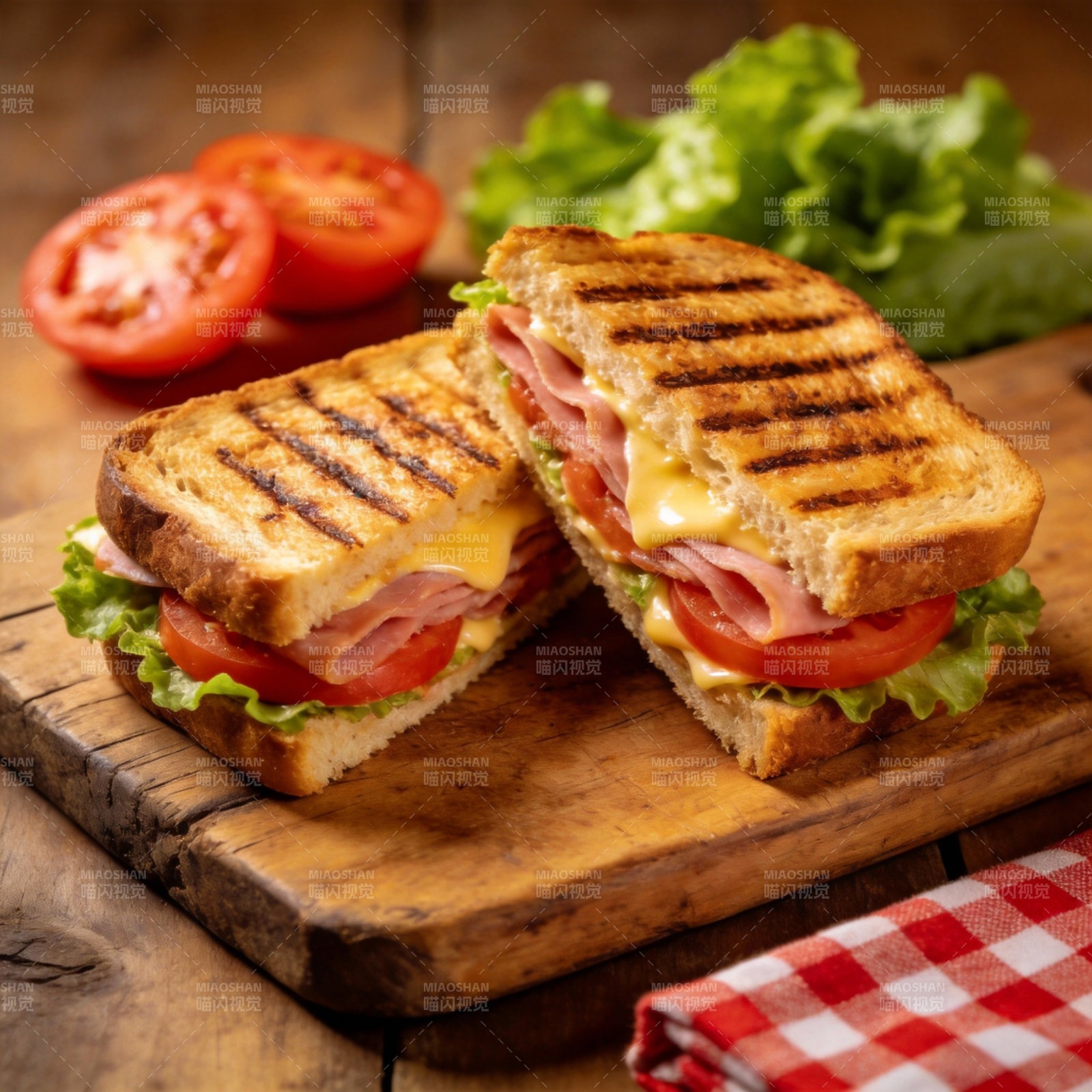 美味三明治图片