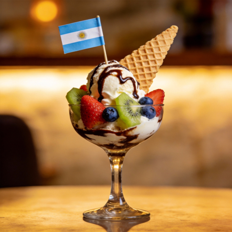 阿根廷风情冰淇淋图片