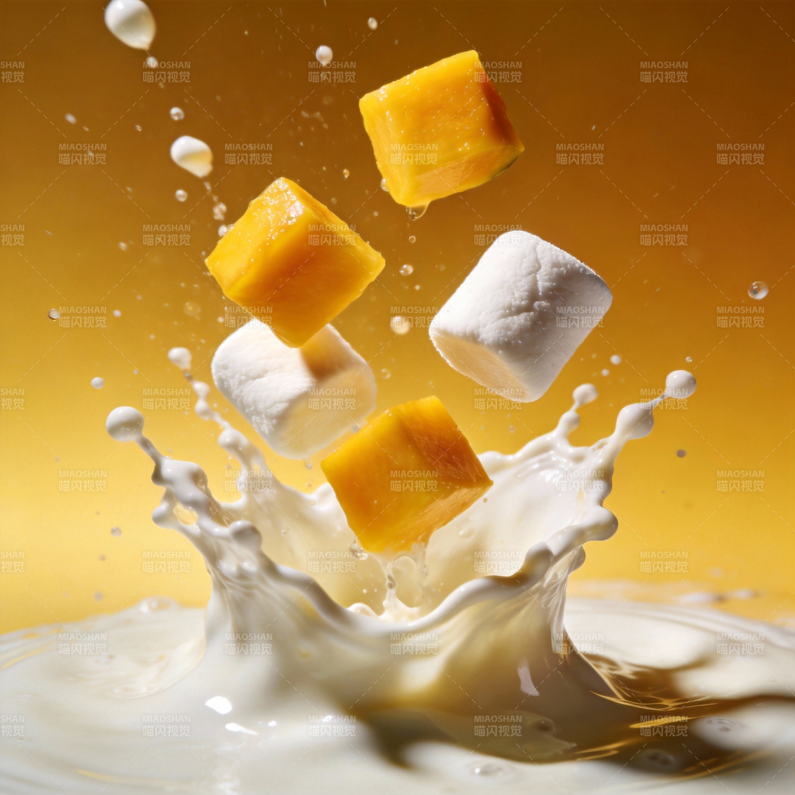 芒果撞奶 美味瞬间图片