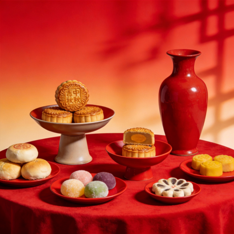 中秋月饼盛宴图片