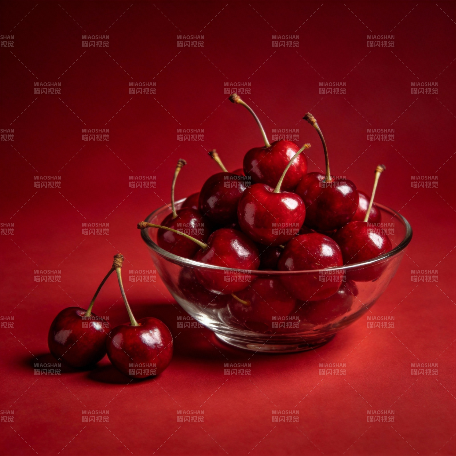 红樱桃满碗图片