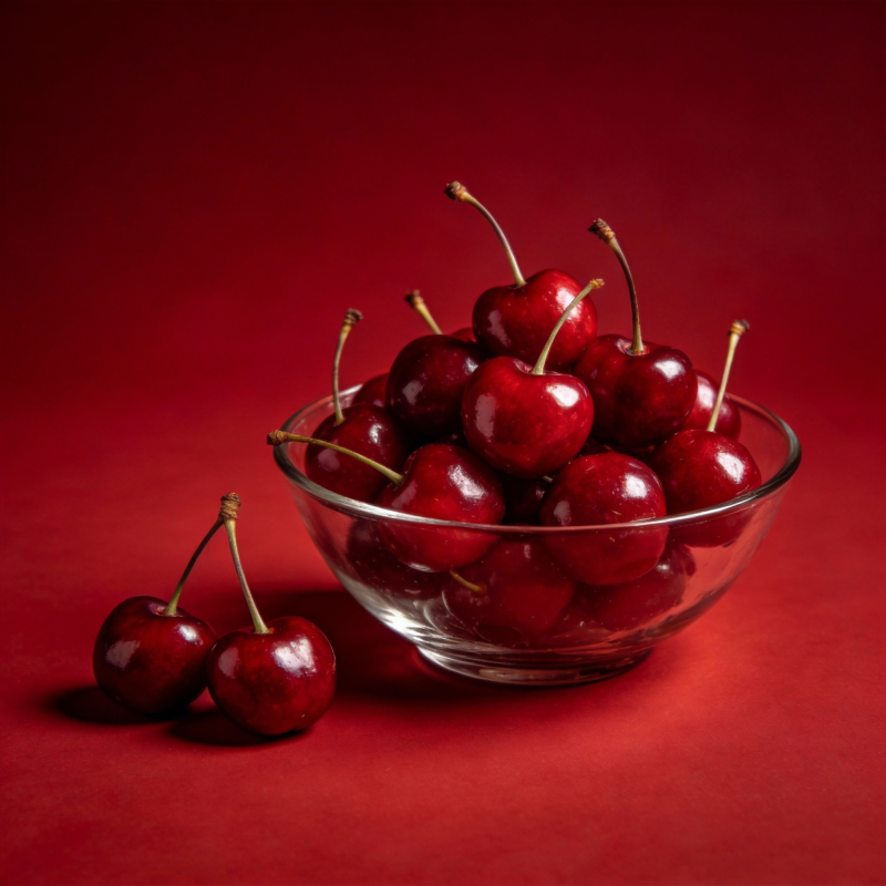 红樱桃满碗图片