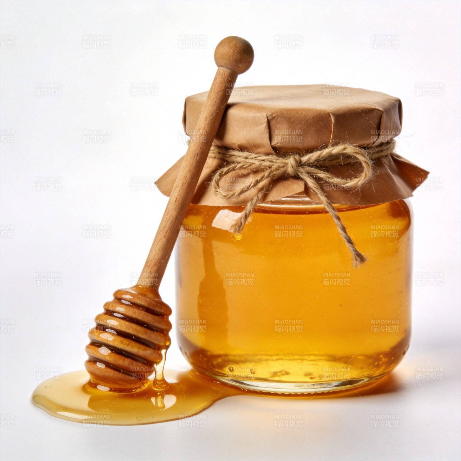 蜂蜜流淌的瞬间图片