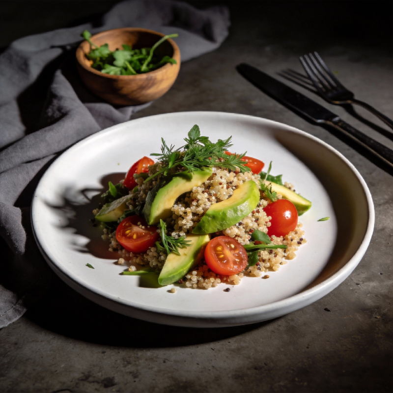 藜麦牛油果沙拉图片