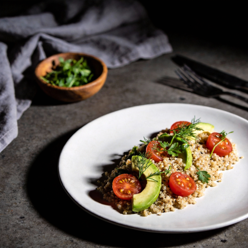 藜麦牛油果沙拉图片