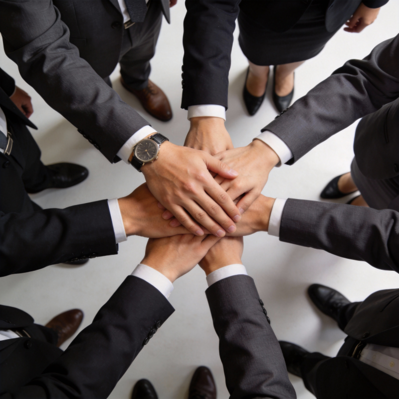 团结协作 共筑未来图片