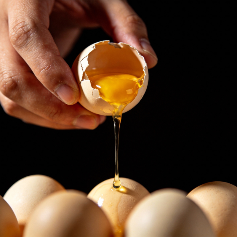 蛋黄滴落瞬间图片