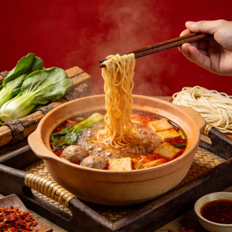 热气腾腾的麻辣烫图片